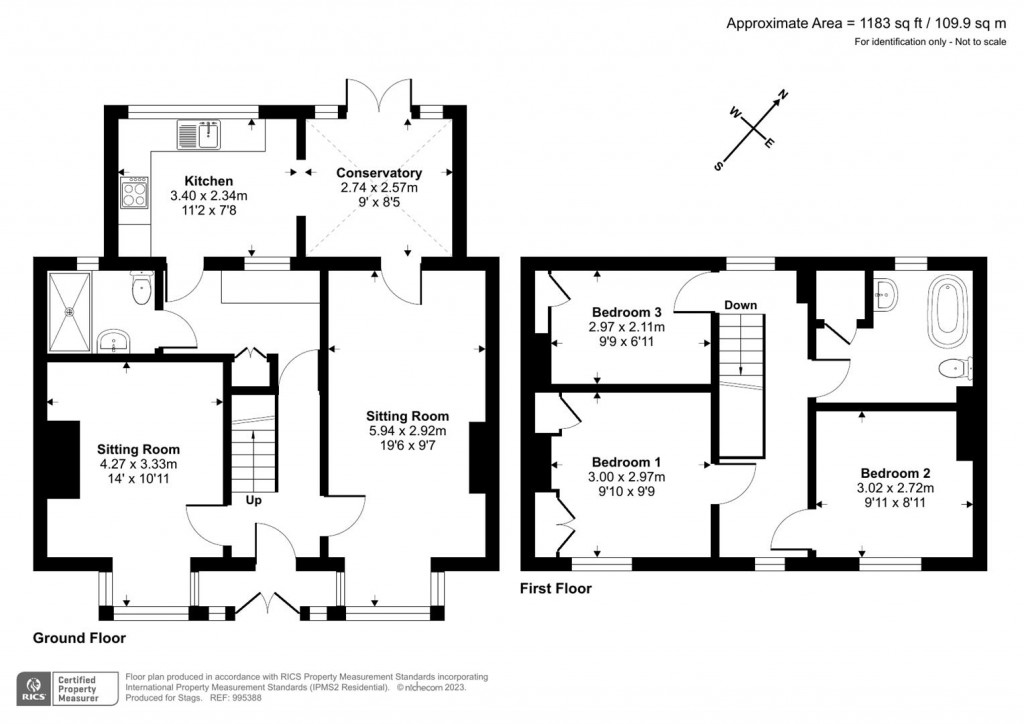 Floorplans For Fortescue Road, Sidmouth