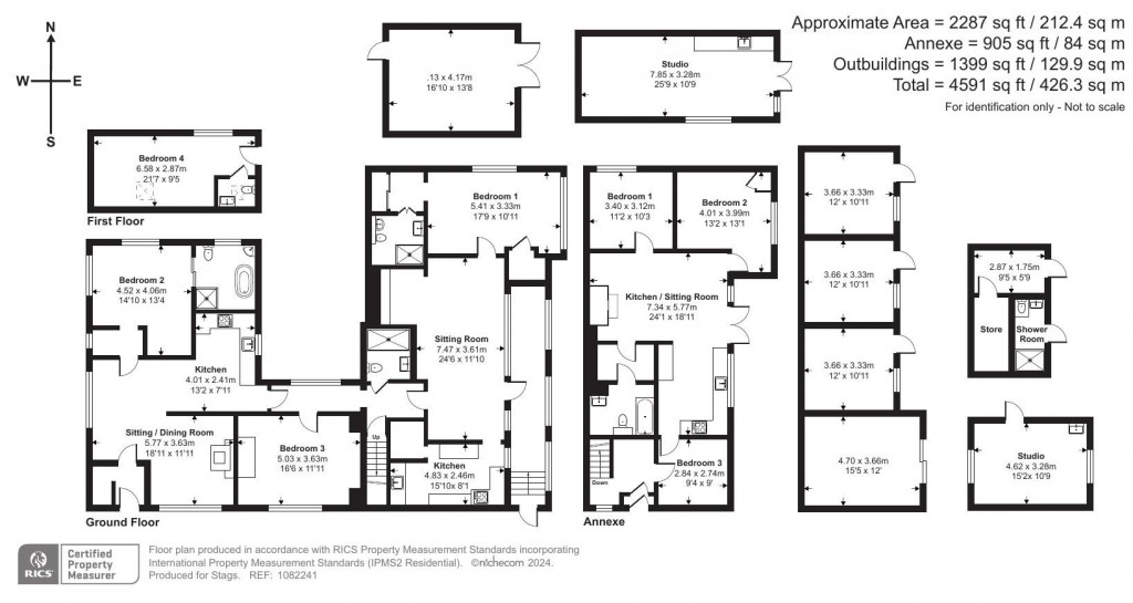 Floorplans For Venn Ottery, Ottery St Mary