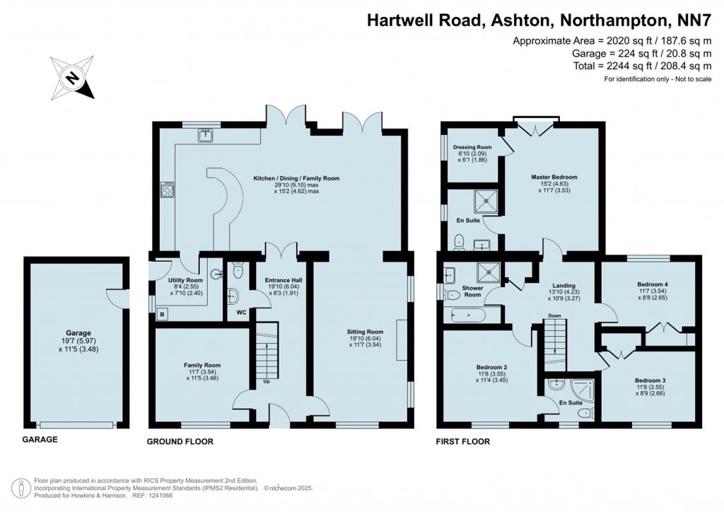 Floorplans For Hartwell Road, Ashton, NN7