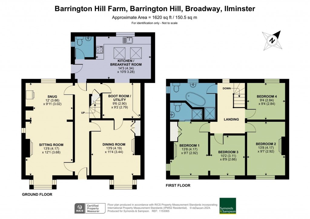 Floorplans For Barrington Hill, Broadway, Ilminster