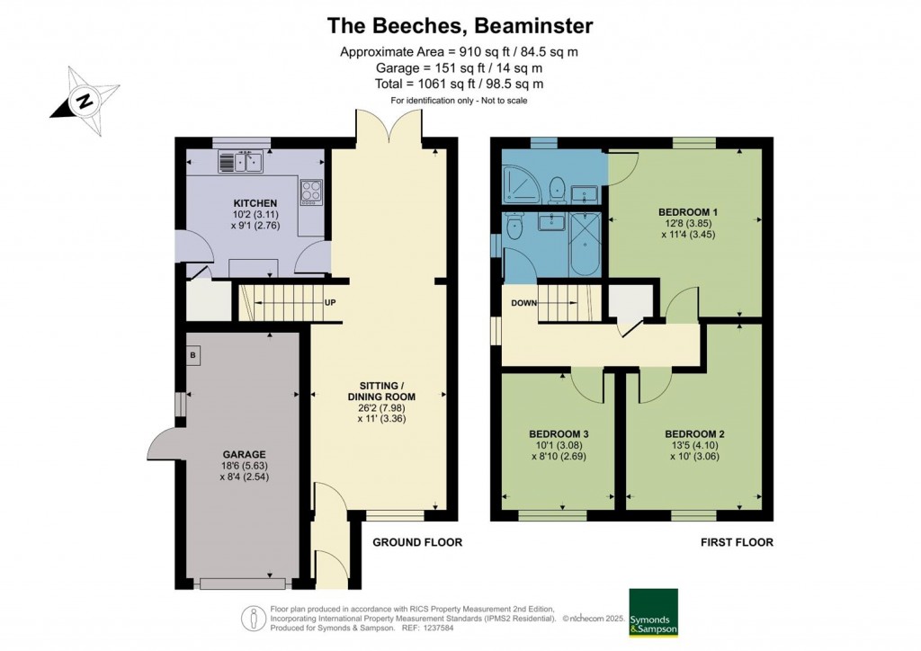 Floorplans For The Beeches, Beaminster