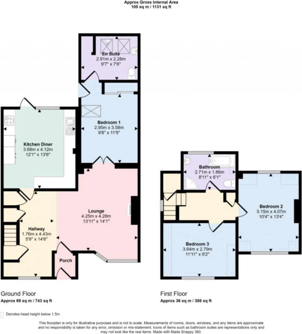 Floorplans For Cambridge Road, Quendon, Saffron Walden