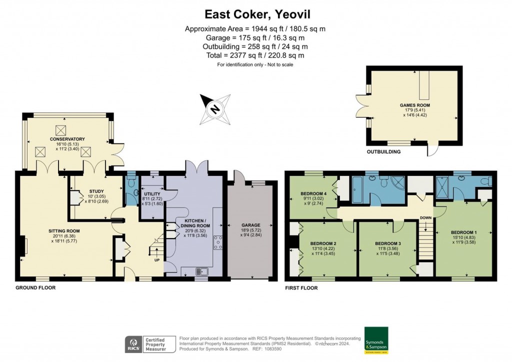 Floorplans For East Coker, Yeovil, Somerset