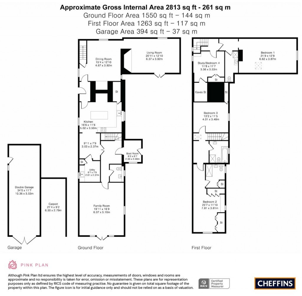 Floorplans For North Street, Burwell, Cambridge