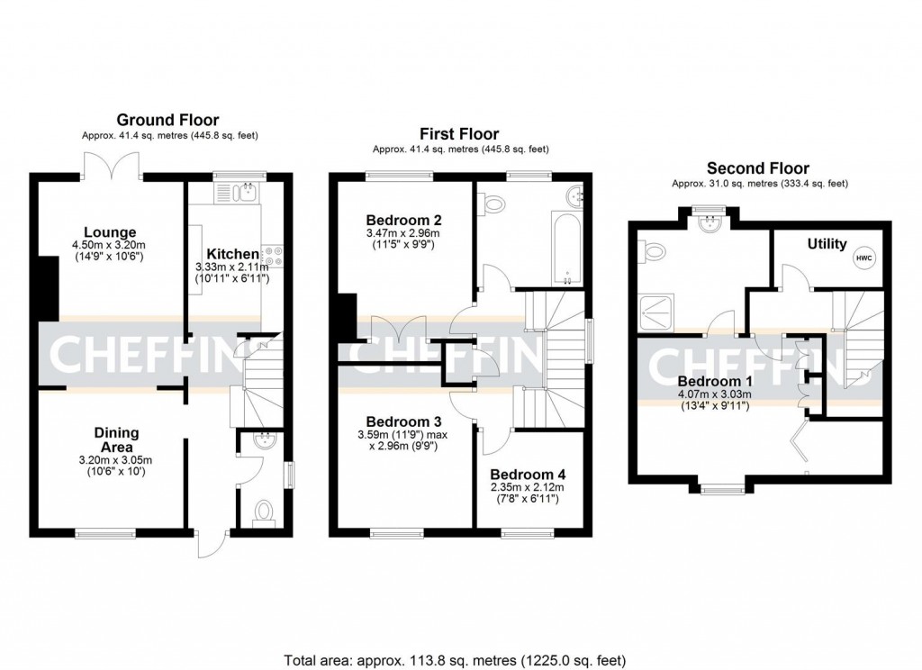 Floorplans For Jubilee Terrace, Ely
