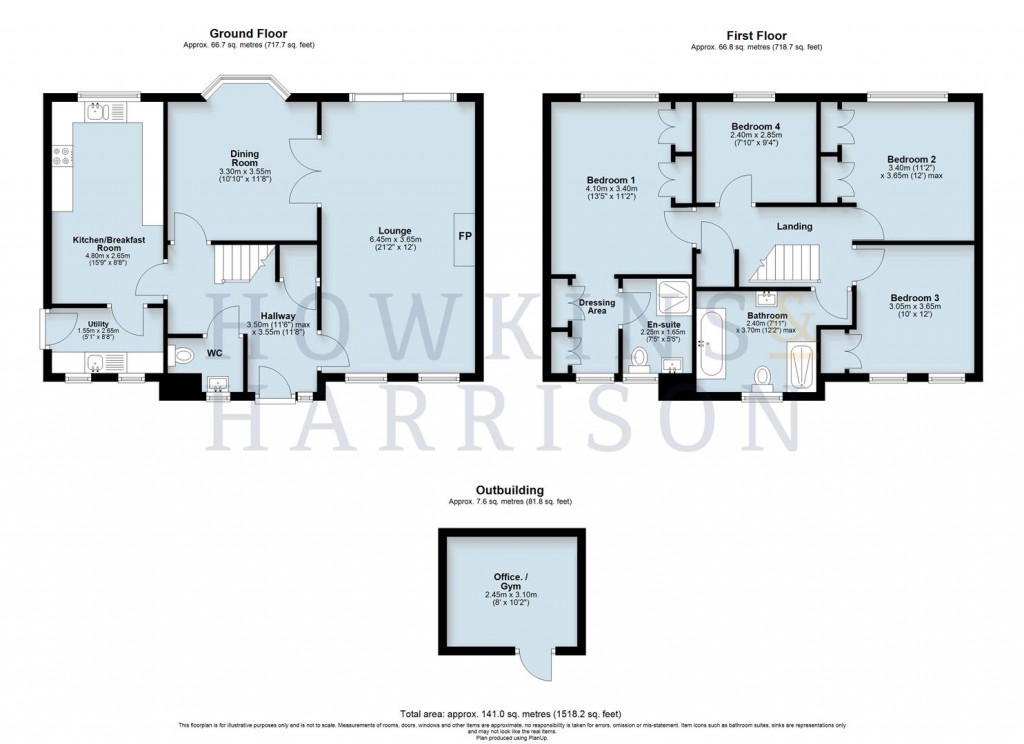 Floorplans For Bretby Hollow, Newhall, DE11