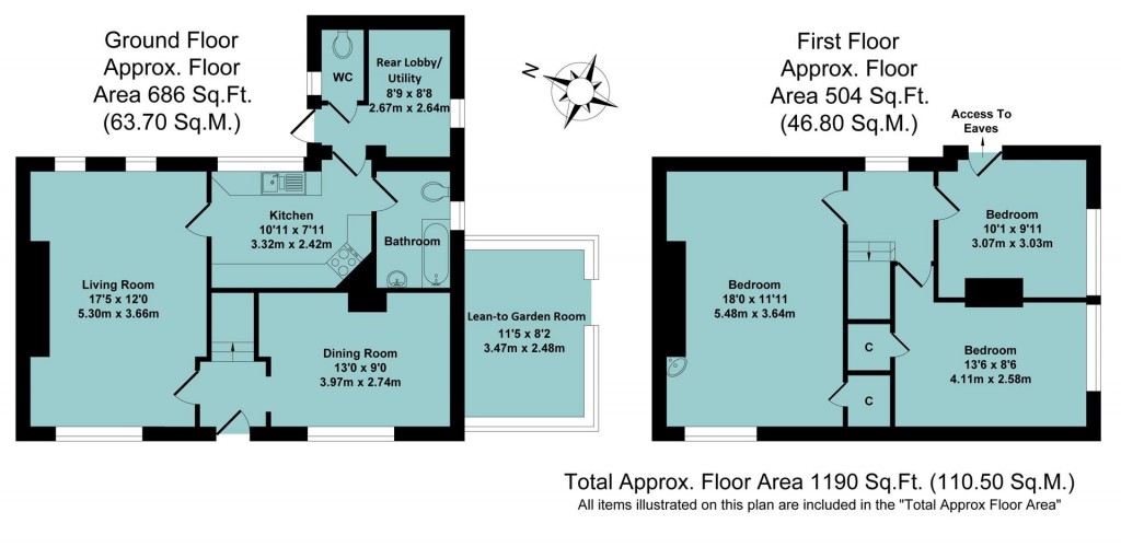 Floorplans For Barford Road, South Newington, Banbury