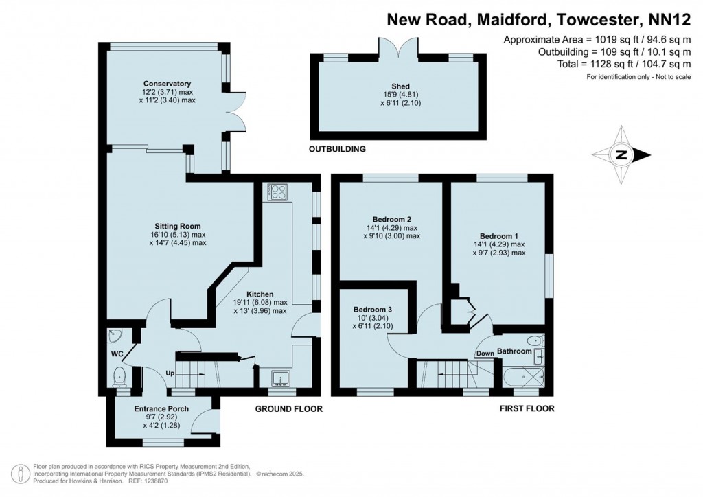 Floorplans For New Road, Maidford, NN12