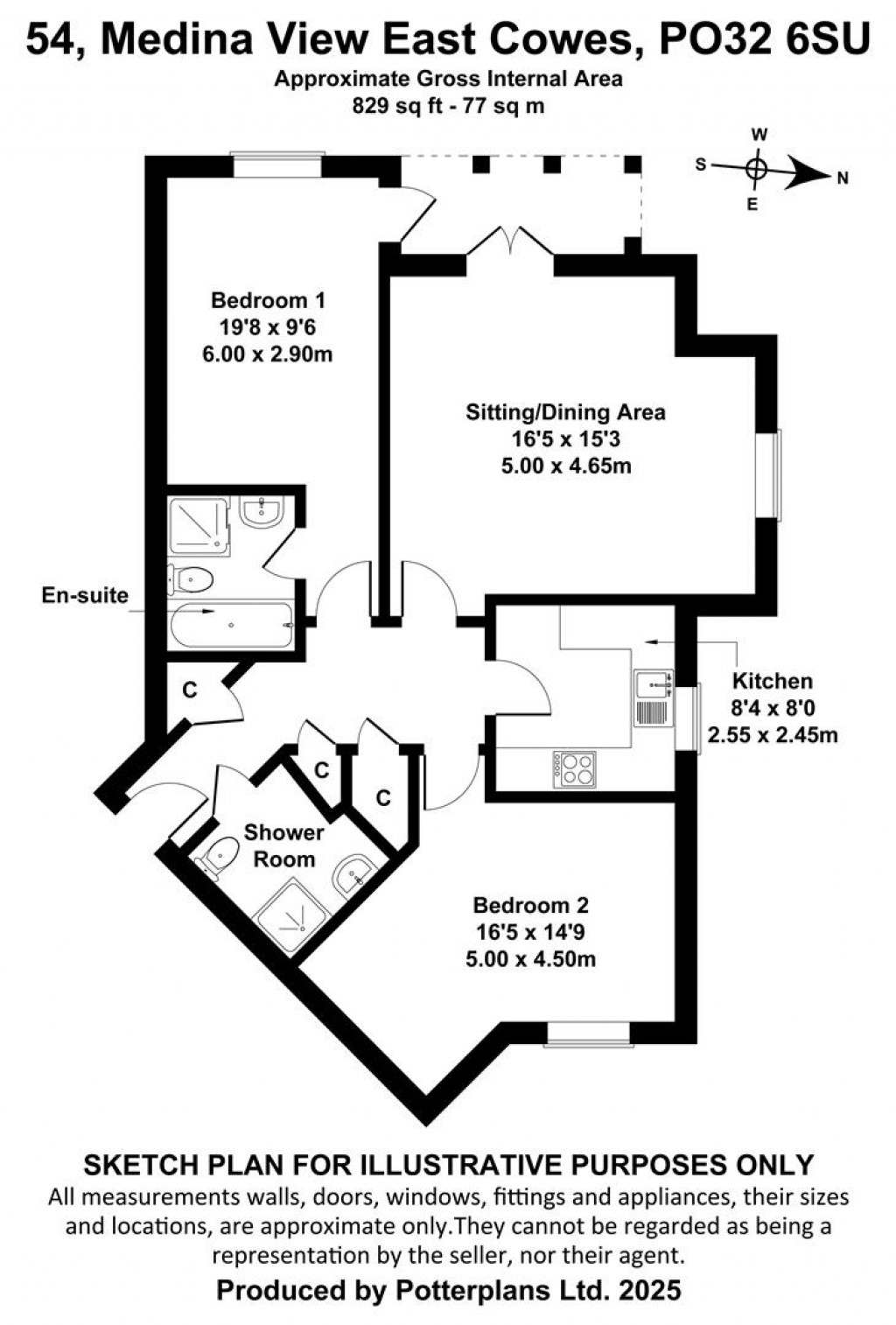 Floorplans For East Cowes, Isle of Wight