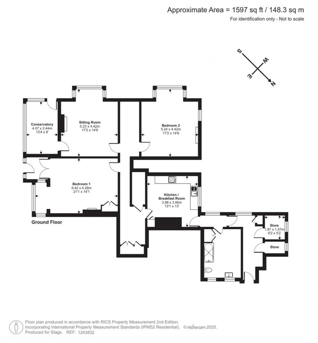 Floorplans For Weirfields, Totnes