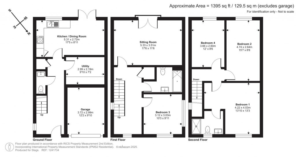 Floorplans For Jordan Drive, Tithebarn, Exeter