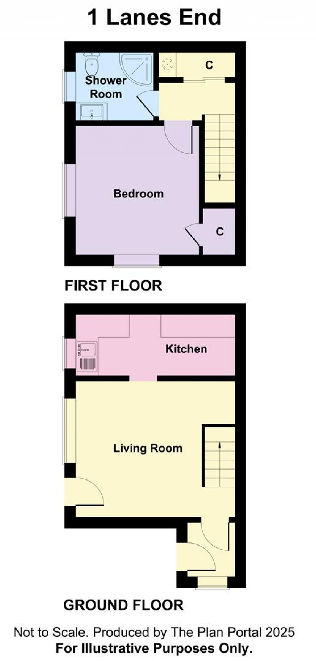 Floorplans For Totland Bay, Isle of Wight