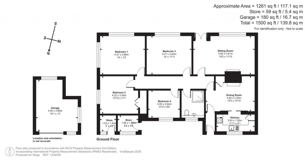 Floorplans For Post Office Lane, Westleigh, Tiverton