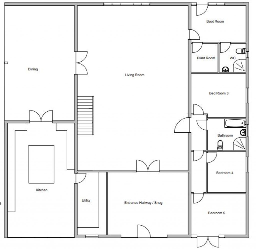 Floorplans For Ely Road, Waterbeach, Cambridge