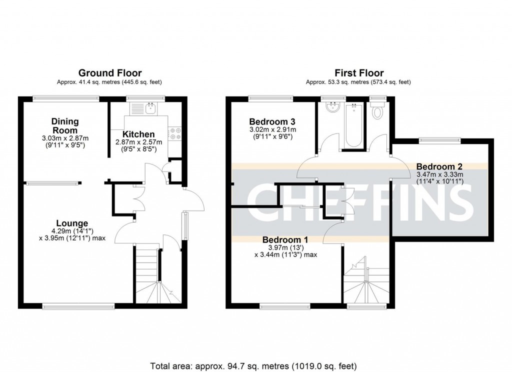 Floorplans For St. Andrews Way, Ely