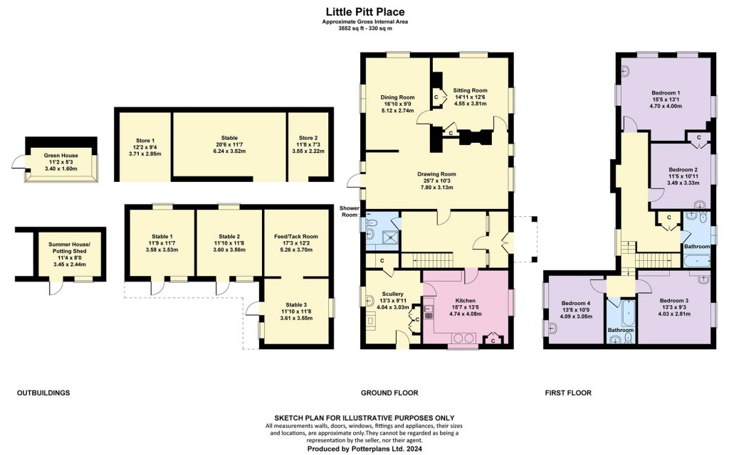 Floorplans For Brighstone, Isle of Wight