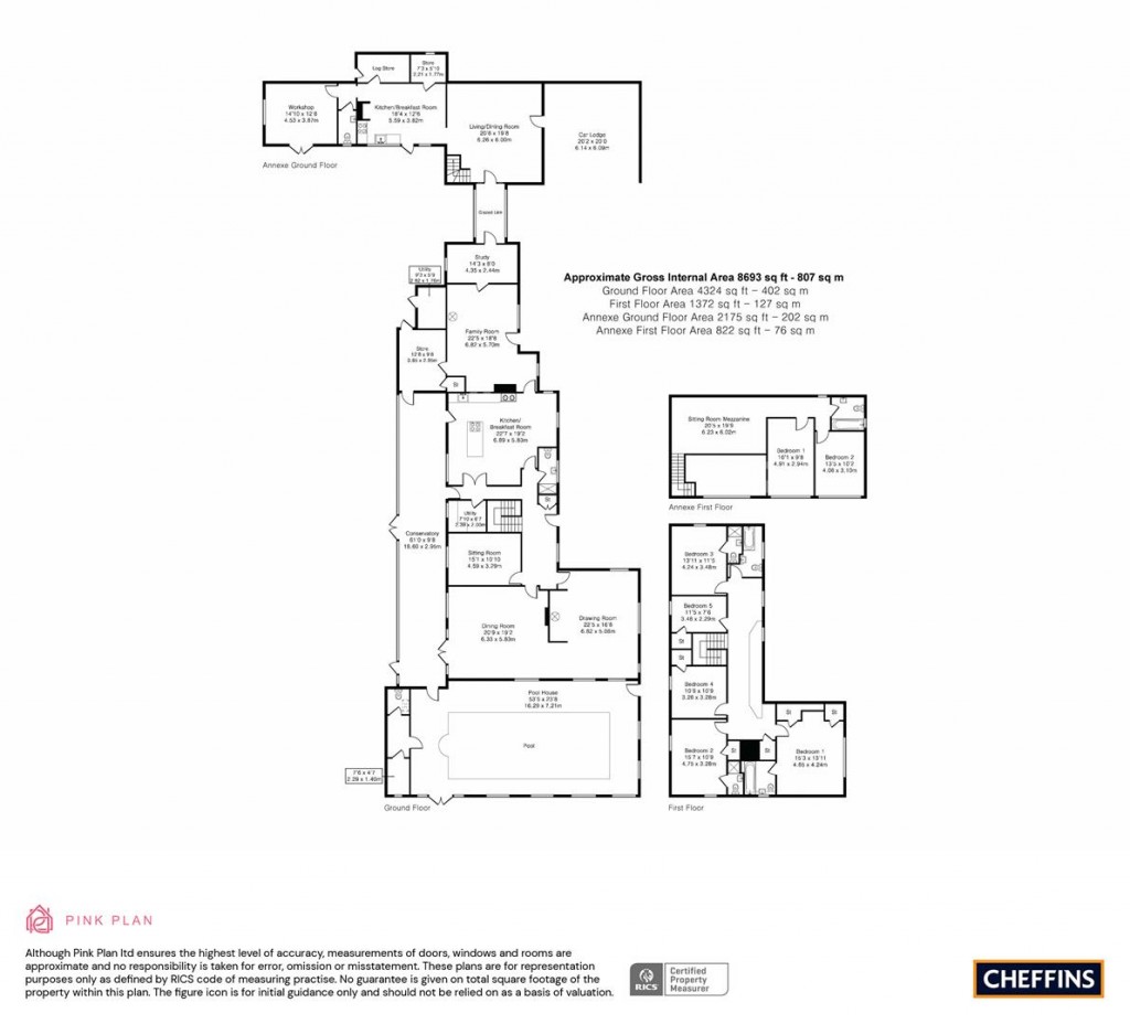 Floorplans For The Avenue, Madingley
