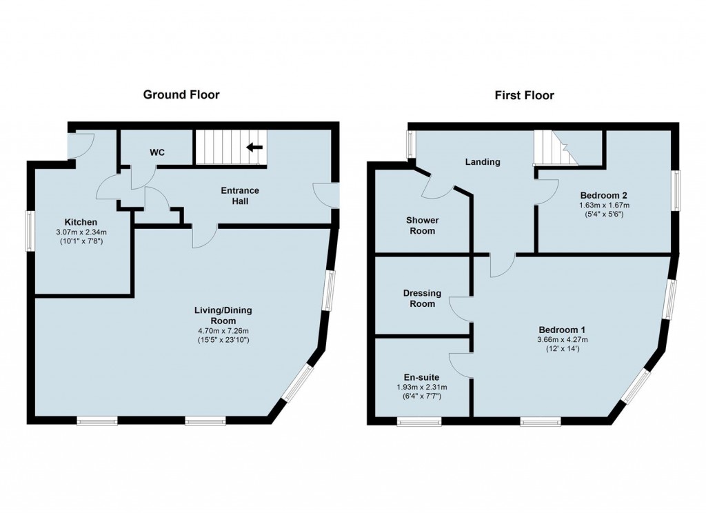 Floorplans For Little Church Street, Rugby, CV21