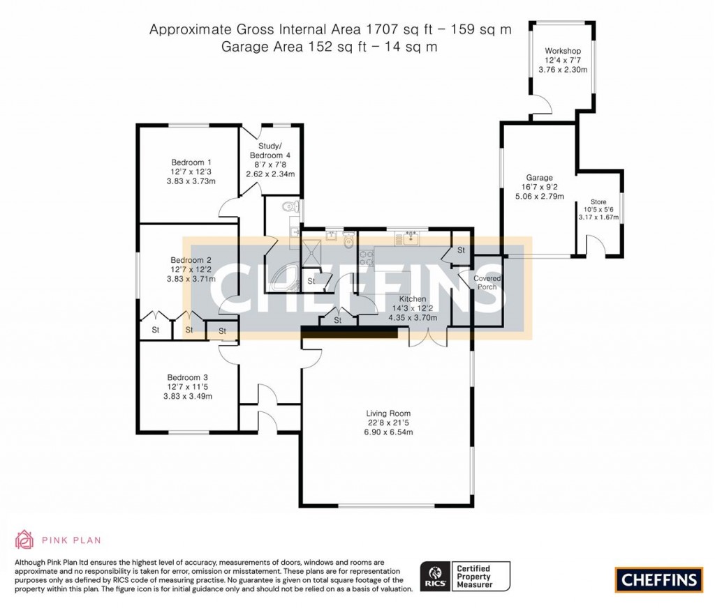 Floorplans For Fordham Road, Freckenham