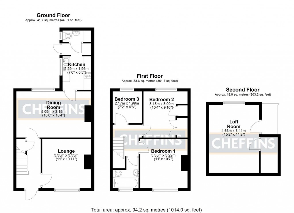 Floorplans For Fieldside, Ely