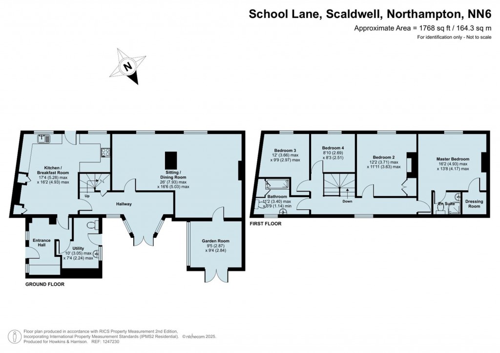 Floorplans For School Lane, Scaldwell, Northampton, NN6