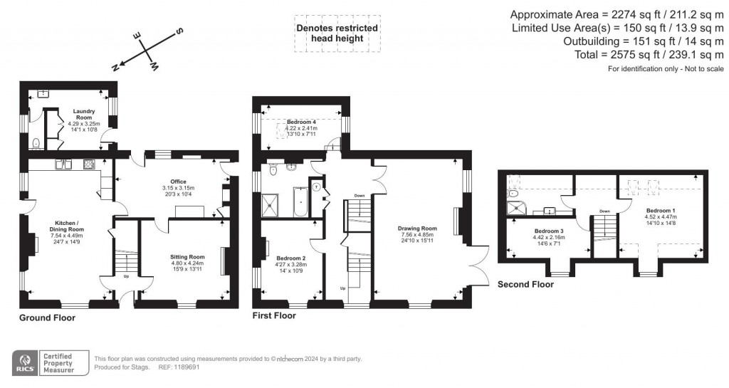 Floorplans For Little Norton, Norton Sub Hamdon, Stoke-Sub-Hamdon