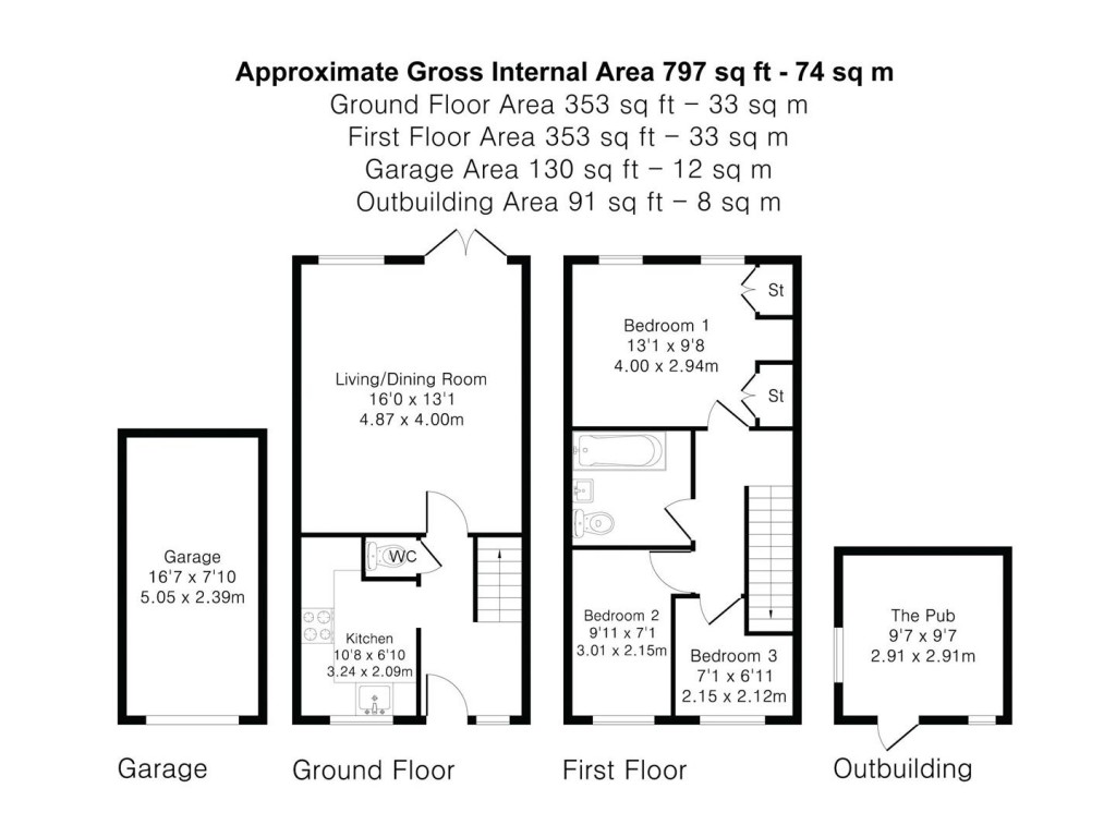 Floorplans For West Road, Stansted