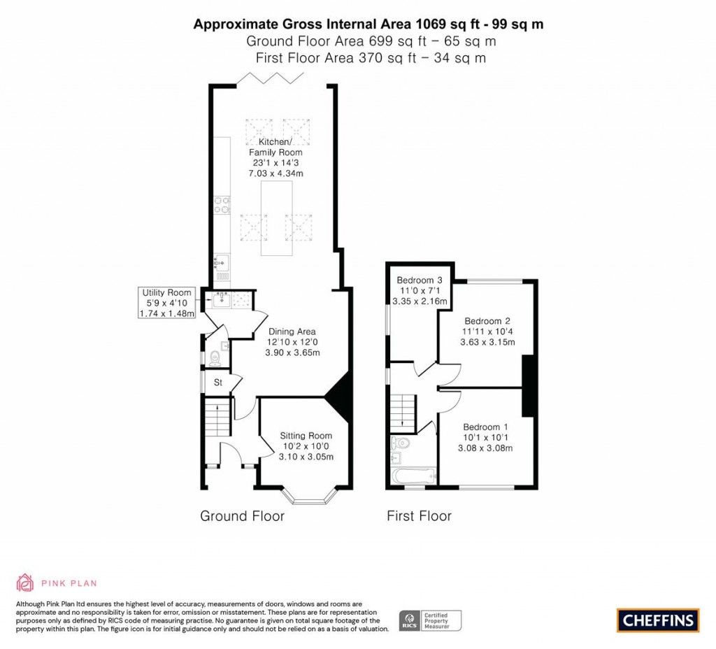 Floorplans For Shelford Road, Trumpington