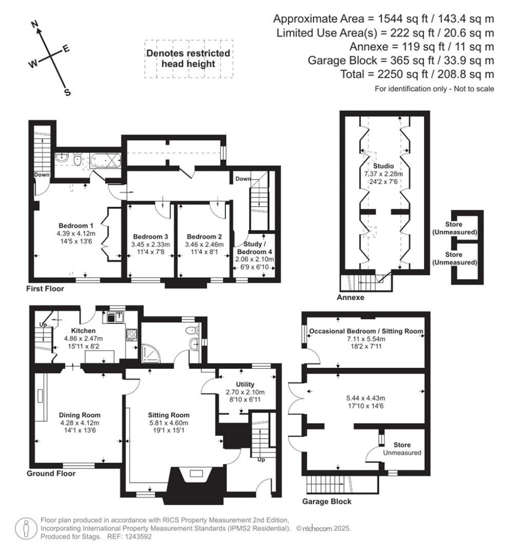 Floorplans For Lovacott, Newton Tracey, Barnstaple