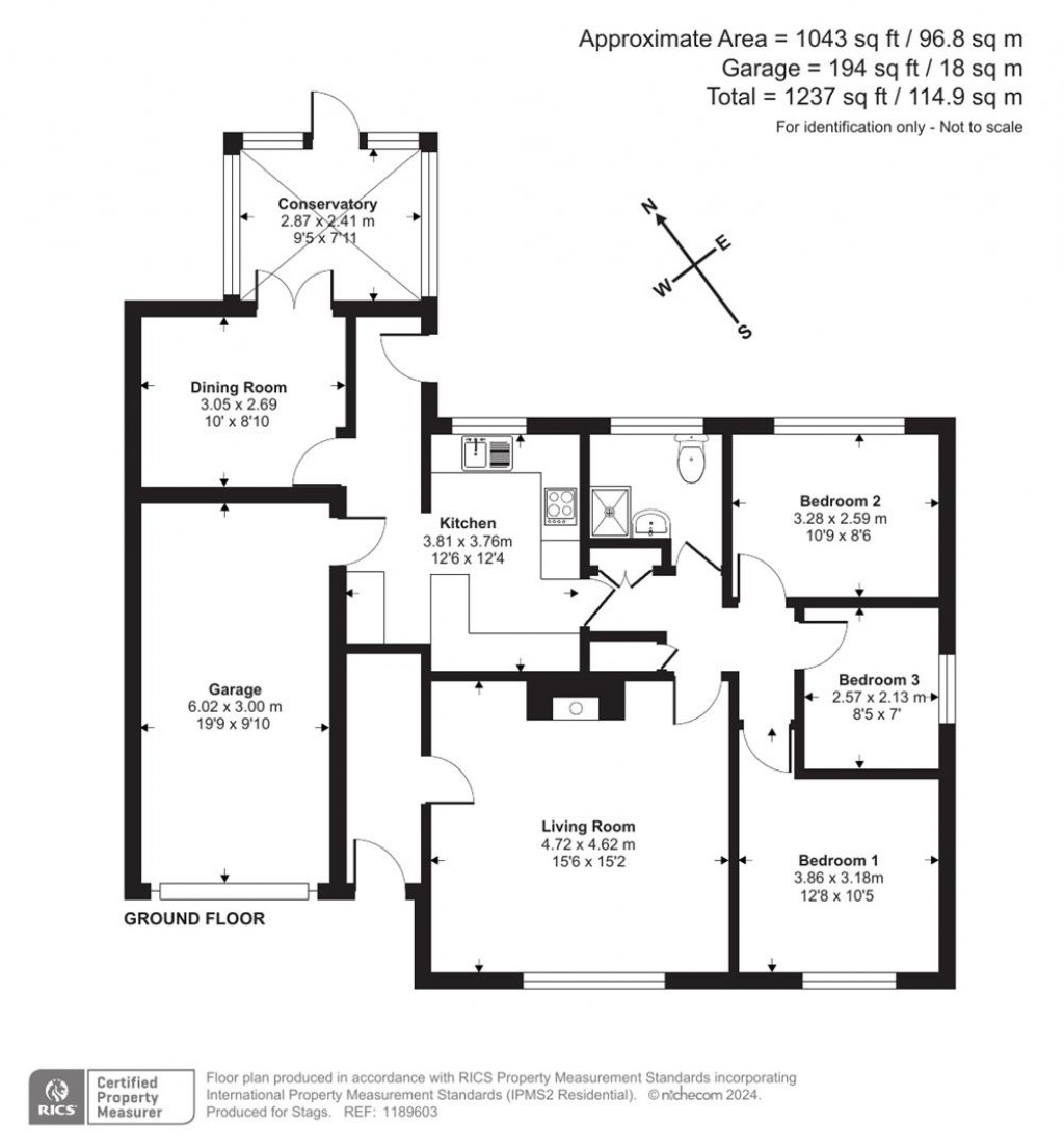 Floorplans For Chyventon Close, St. Buryan, Penzance