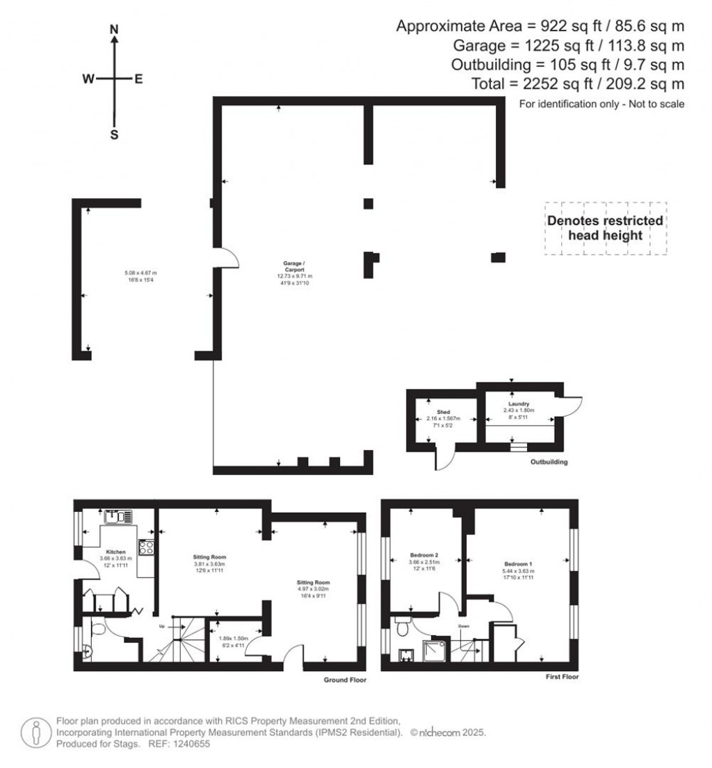 Floorplans For Dommett, Buckland St. Mary, Chard