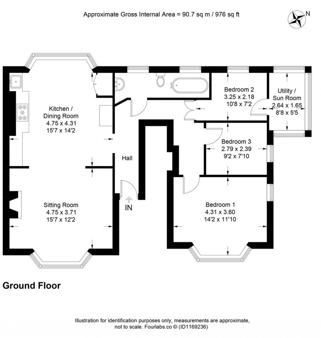 Floorplans For Trull Road, Taunton