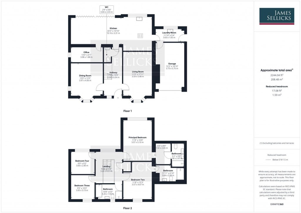 Floorplans For Broad Lane, Husbands Bosworth, Lutterworth
