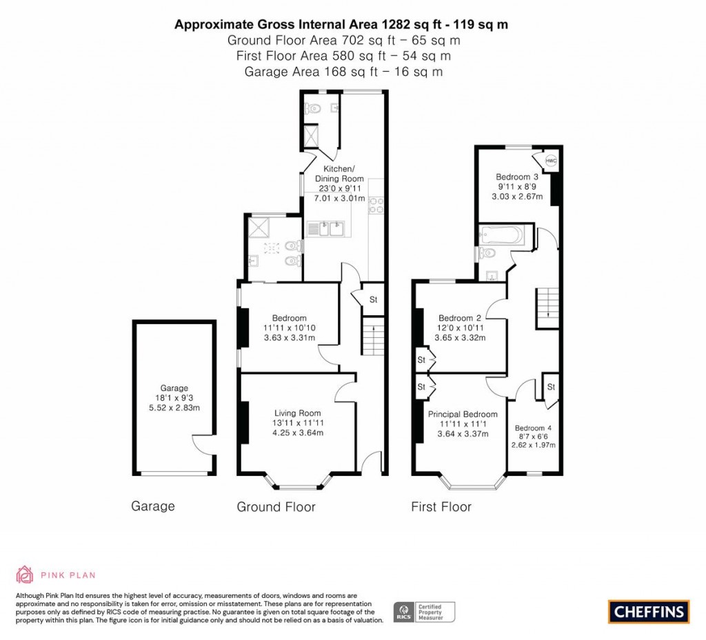 Floorplans For Milton Road, Cambridge