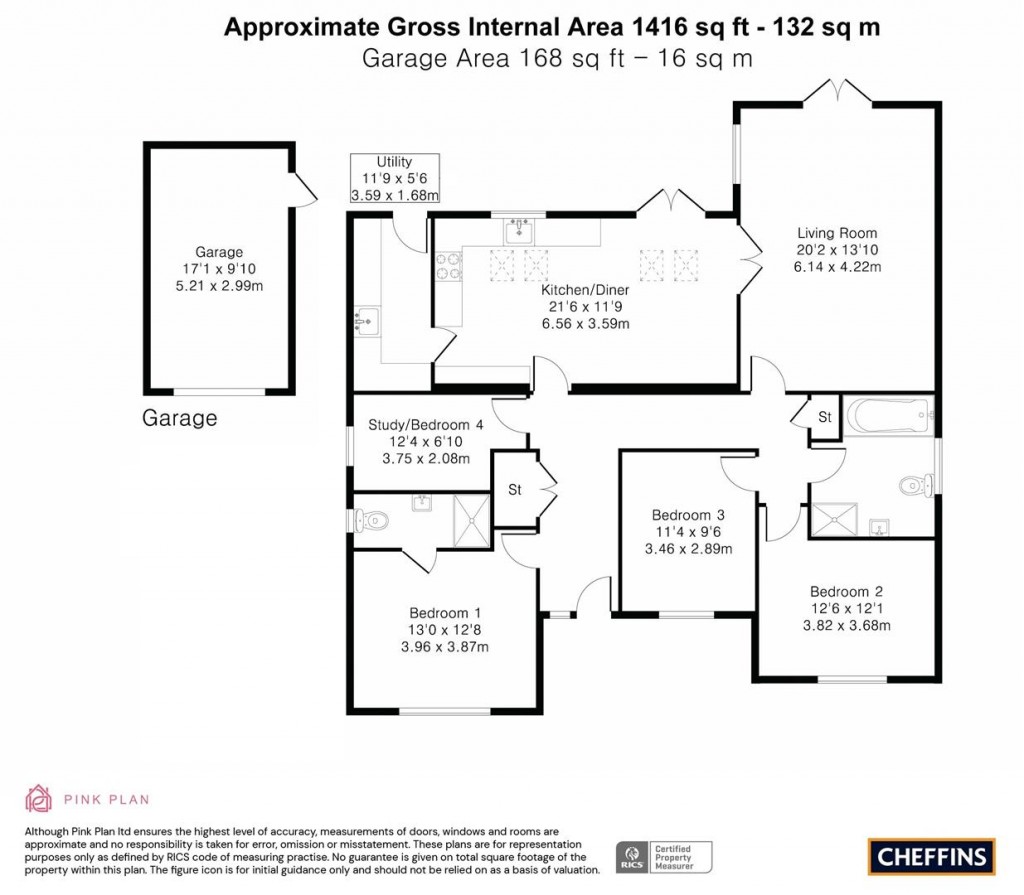 Floorplans For Hall Barn Road, Isleham
