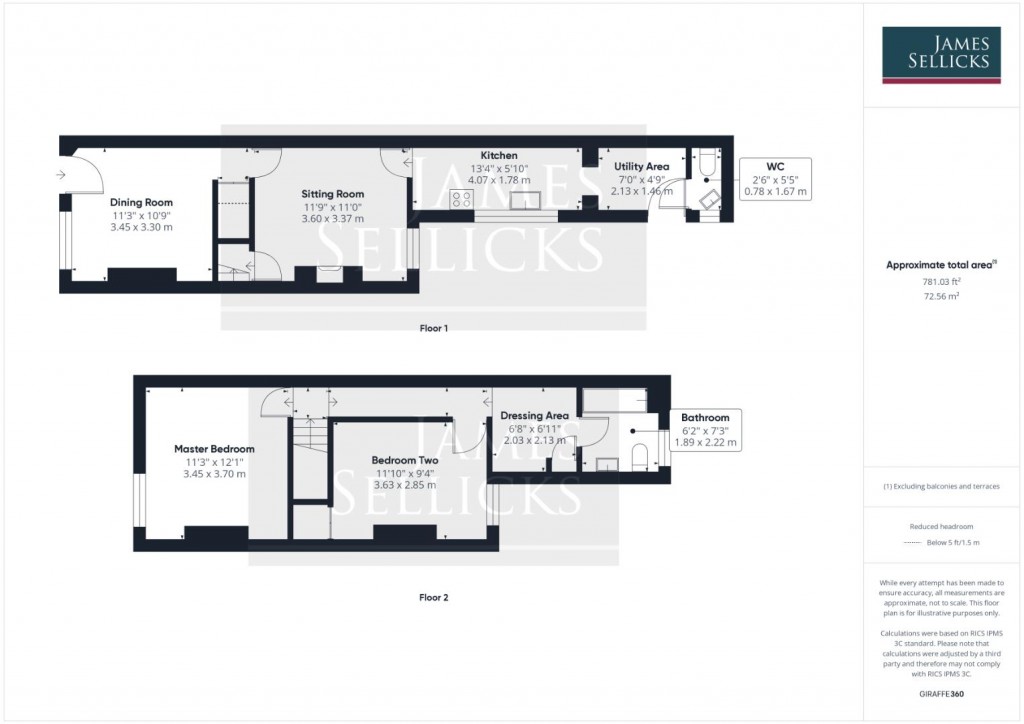 Floorplans For Wordsworth Road, Knighton Fields, Leicester