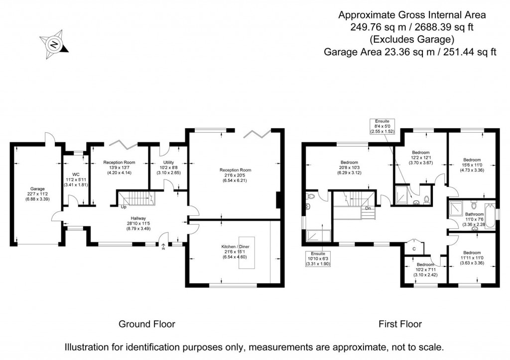 Floorplans For Hempstead Road, Radwinter