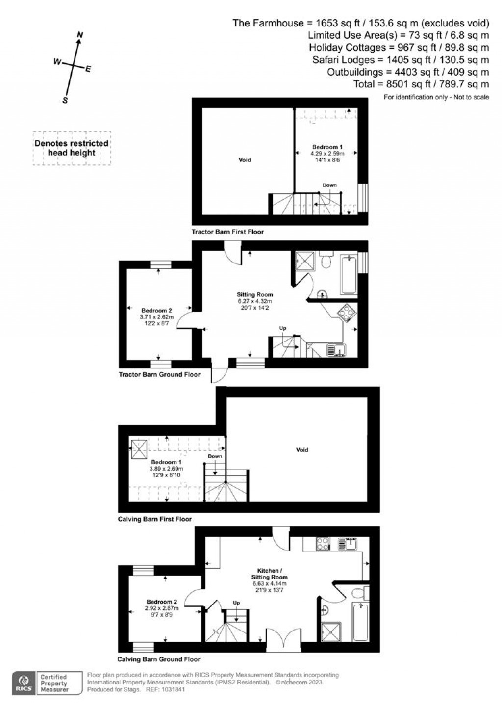 Floorplans For Bratton Fleming, Barnstaple