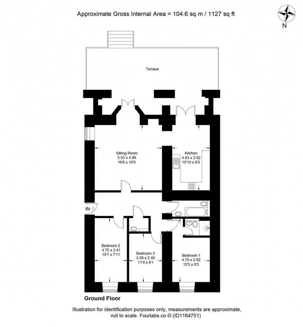 Floorplans For Middle Lincombe Road, Torquay