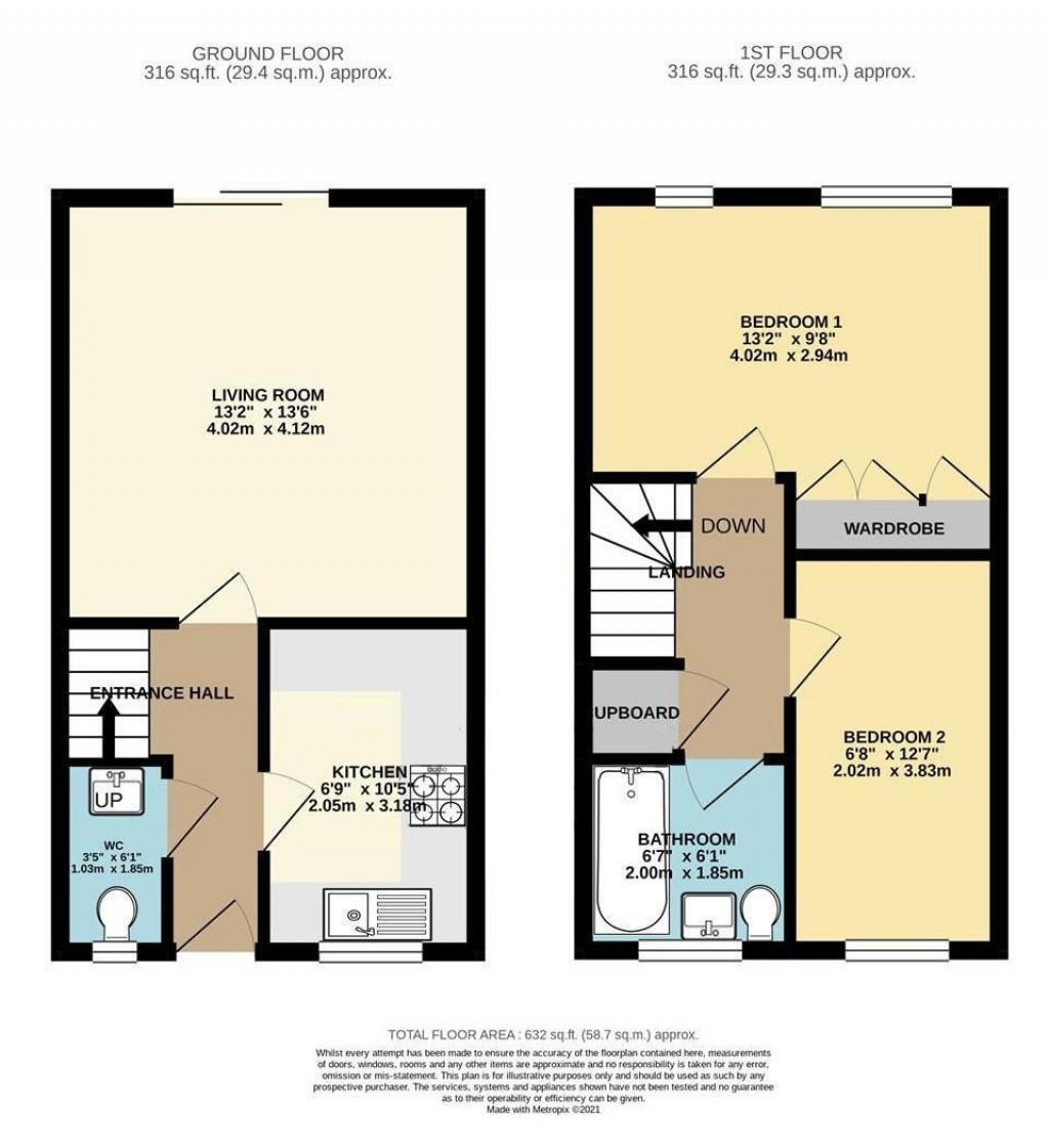 Floorplans For Barley Close, Newmarket