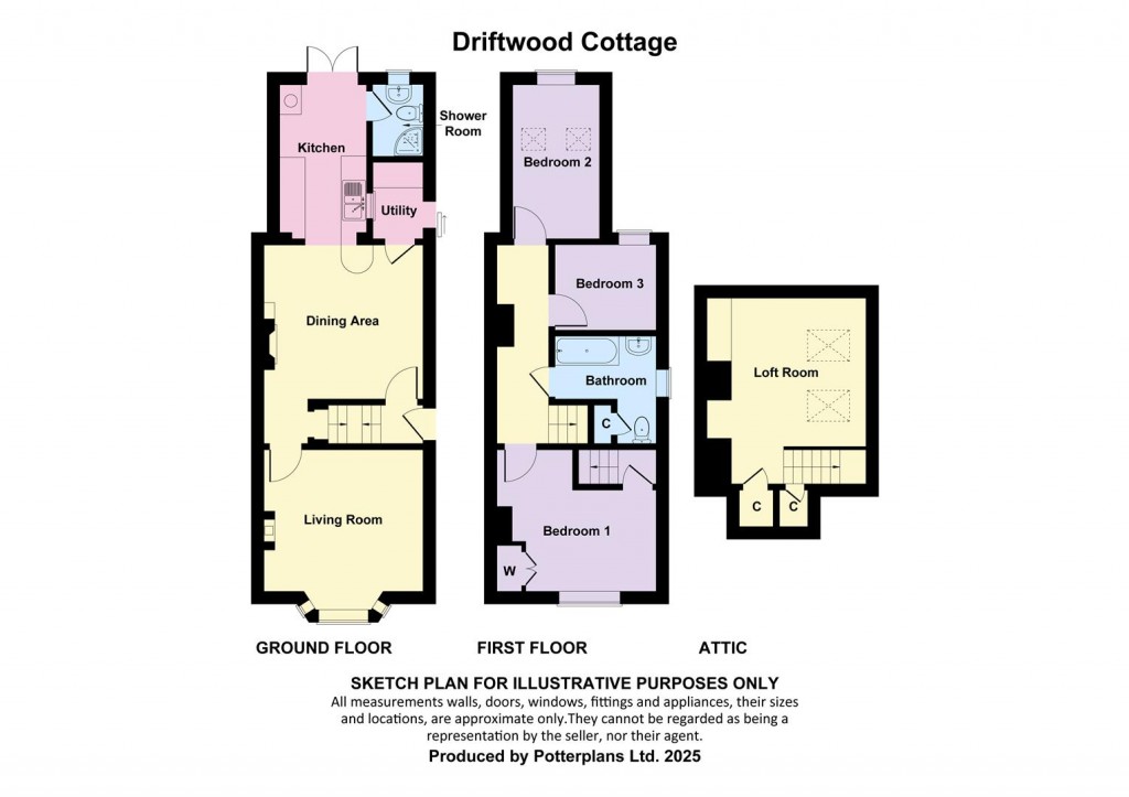 Floorplans For Freshwater Bay, Isle of Wight