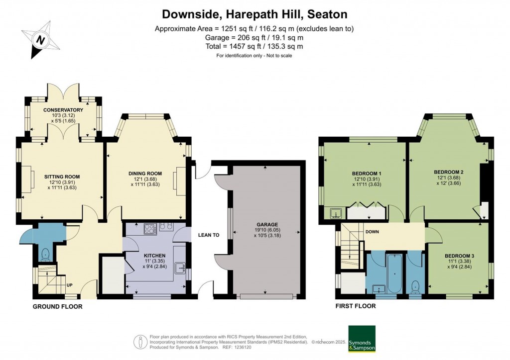 Floorplans For Harepath Hill, Seaton