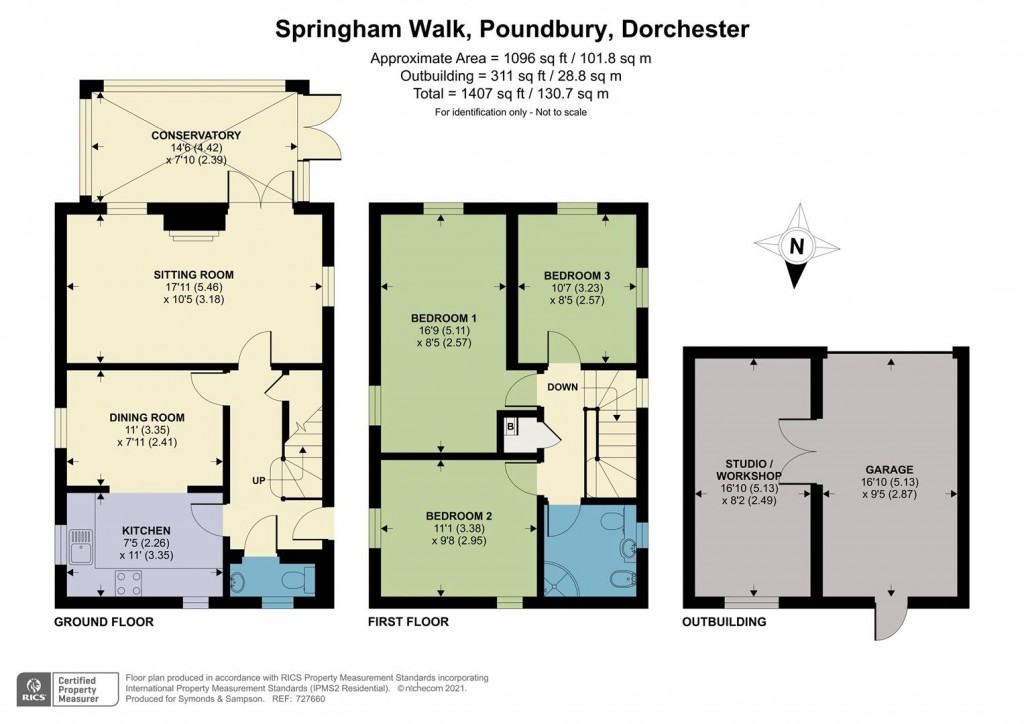 Floorplans For Springham Walk, Poundbury, Dorchester