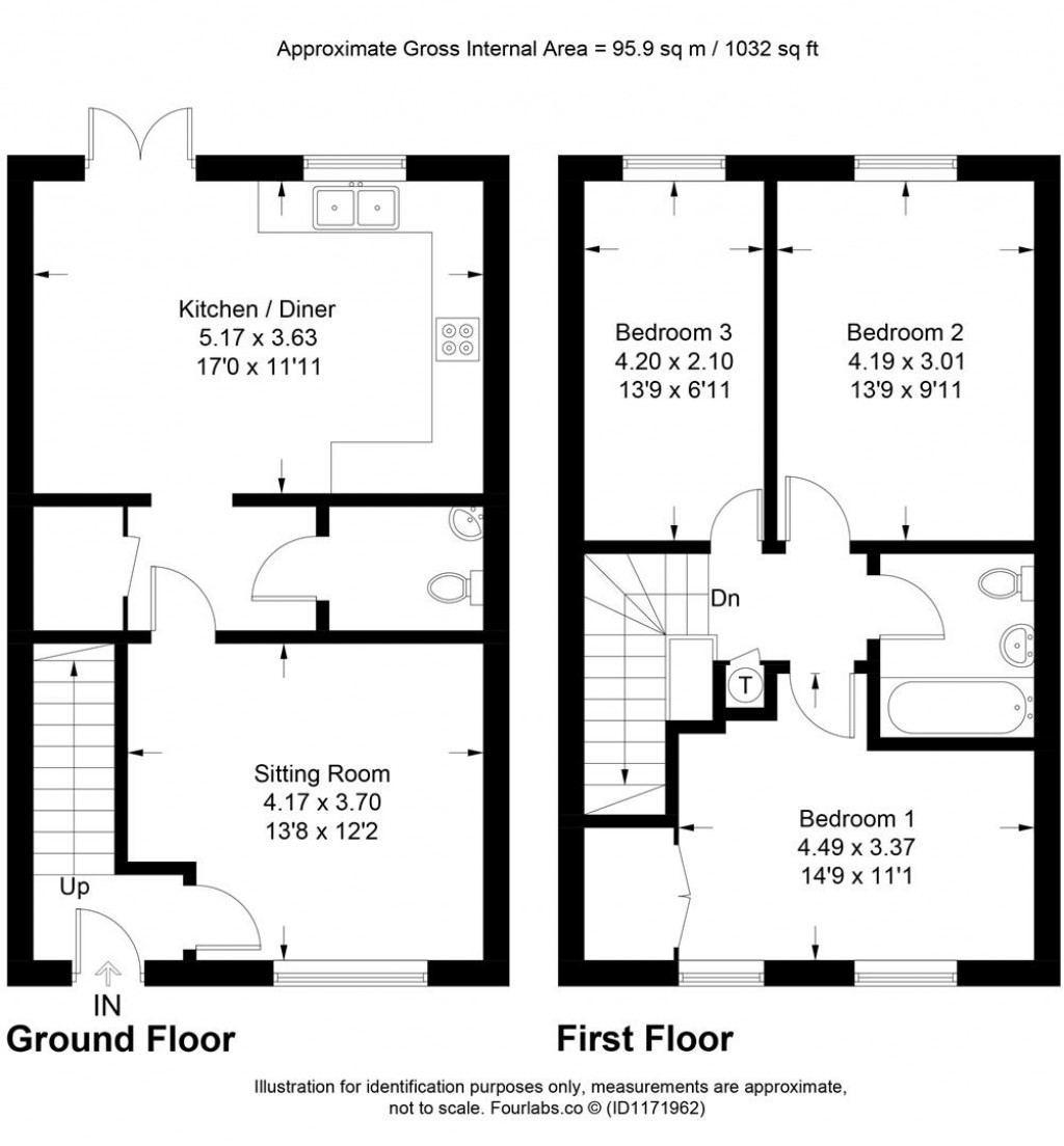 Floorplans For Rose Close, Wellington