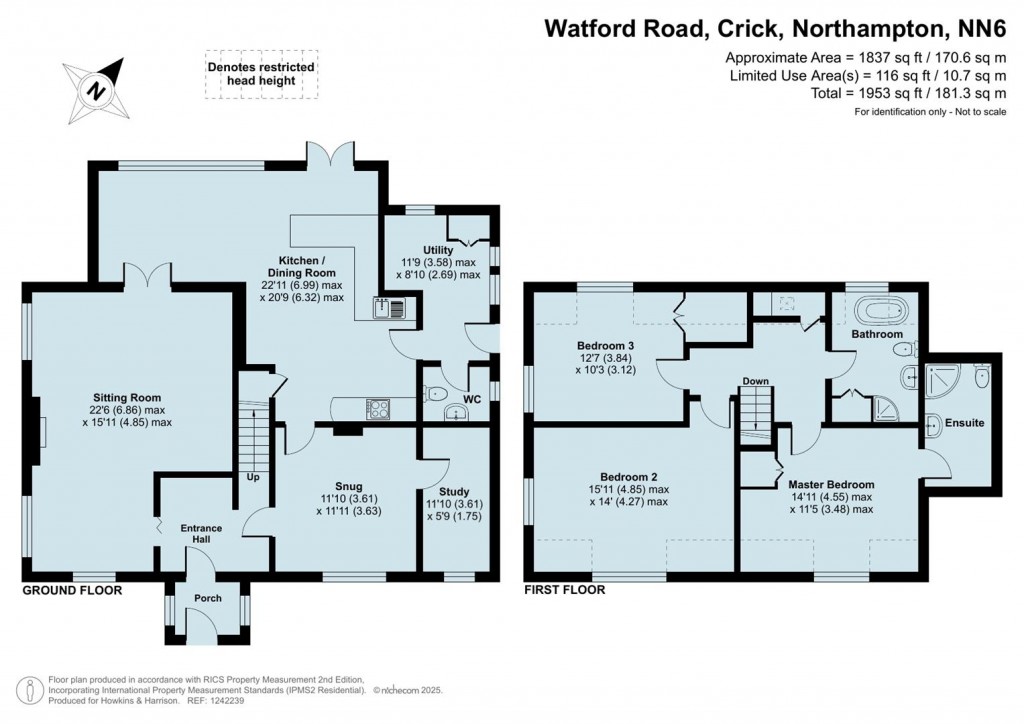 Floorplans For Watford Road, Crick, NN6