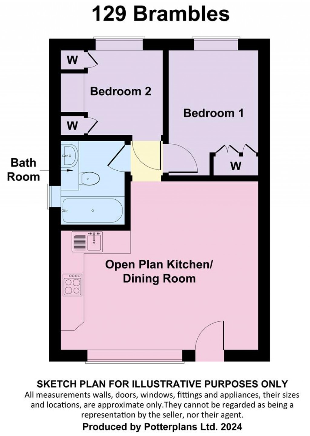 Floorplans For Freshwater, Isle of Wight