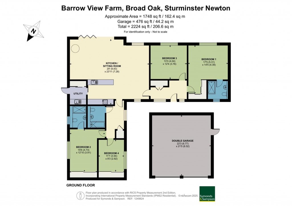 Floorplans For Broad Oak, Sturminster Newton