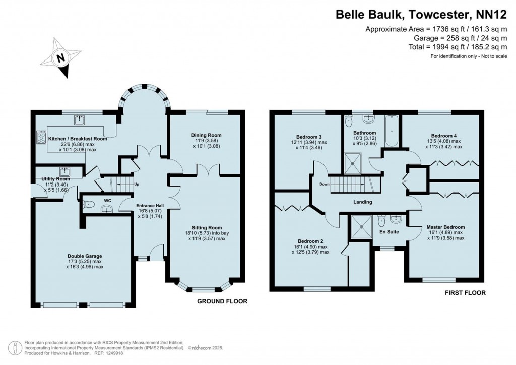 Floorplans For Belle Baulk, Towcester, NN12