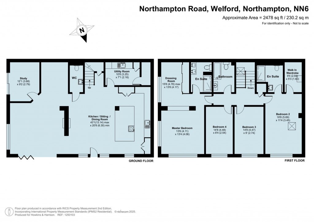 Floorplans For Northampton Road, Welford, Northampton, NN6