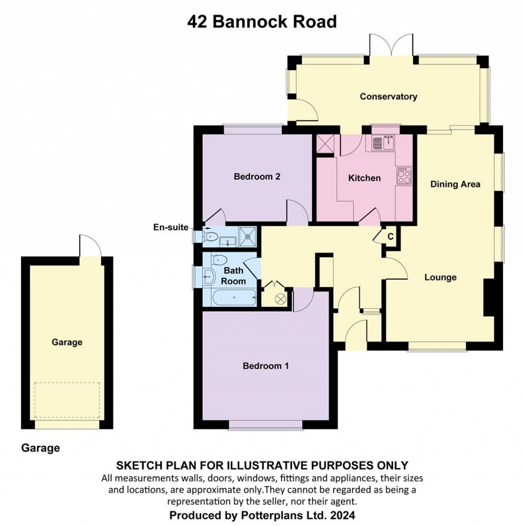 Floorplans For Whitwell, Isle of Wight